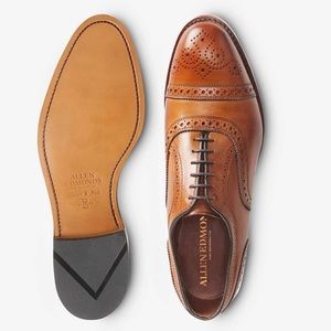 ALLEN EDMONDS Strand Cap-Toe Mens Oxford Dress Shoes Walnut